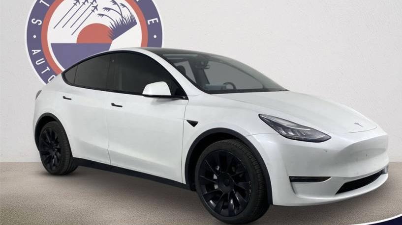 TESLA MODEL Y 2021 5YJYGDEE7MF262180 image